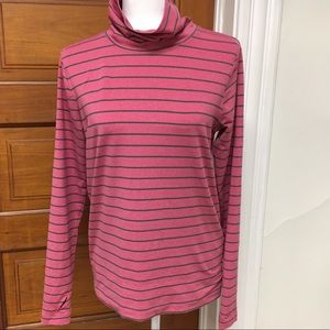 Lole striped turtleneck